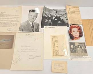 1961  Letters, Autographs  More
