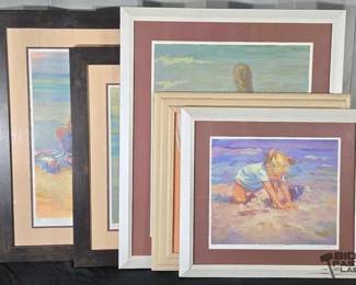 2244  5 Lucelle Raad Signed  Framed Prints
