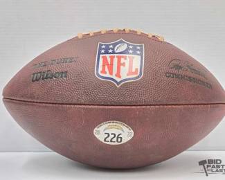 1876  2022 Los Angeles Chargers Game Used Football