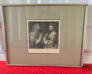2132  Modestia et Vanitas Print Framed Artwork