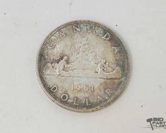 1412  1961 Canada Dollar Coin