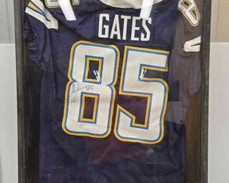 1850  Chargers Antonio Gates 85 Signed Jersey