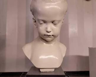 5216  Young Girl with Braids Bust