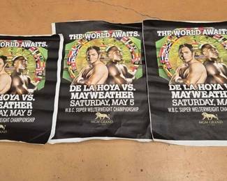1806  3 De La Hoya VS. Mayweather Posters