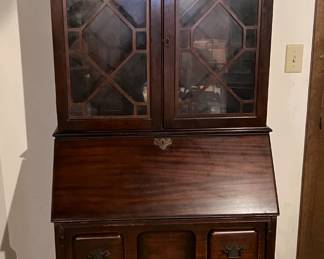 Drop Front Secretary with claw & ball feet