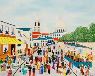 1185
Michel Hermel
b. 1934
Sacré-Cœur
Oil on canvas
Signed lower right: Michel Hermel
20" H x 25.5" W
Estimate: $500 - $700
