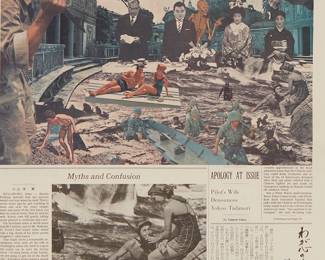 1291
Tadanori Yokoo
b. 1936
"The New Yokoo Times," 2001
Offset print in colors on paper
From the edition of unknown size
Unsigned; Roth Horowitz, New York, NY, pub.; 20-page mock newspaper with offset images of pop culture references and collages
22" H x 13.75" W
Estimate: $200 - $300