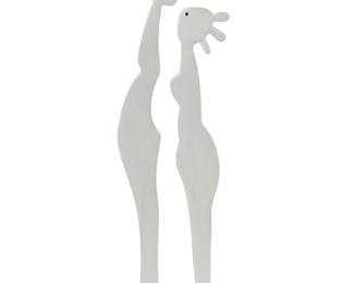 1441
Charles Stratos
b. 1953
"Le Vive Moment," 2022
Enameled steel and resin
Appears unsigned
Overall: 56.25" H x 18.25" W x 12" D
Estimate: $2,000 - $3,000