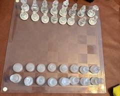 Quartz Chessboard with players