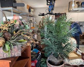 Home Decor Arrangements and Greenery