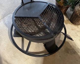 Top view Heavy Iron Fire Pit  Large - XL