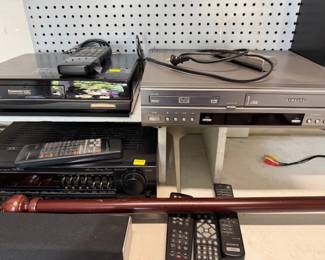 TV's, DVD players, VCR players, Pioneer Receiver,  Sonos Sub Wolfer and accessories 