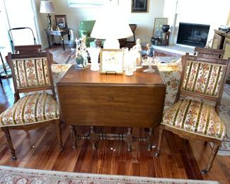 Eastlake parlor chairs