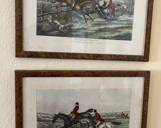Antique equestrian prints