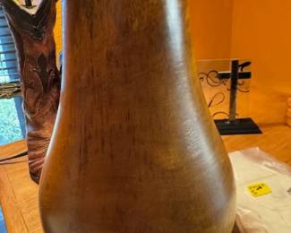 Wooden hand spun bowl