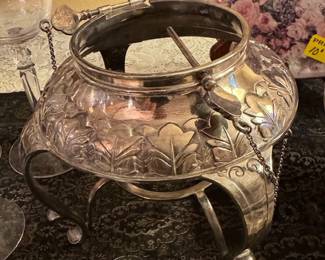 Ornate Silver warmer
