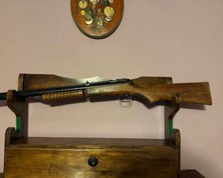 Vintage BB gun                    Vintage Gun Rack