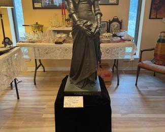 Bronze Sculpture titled "Marguerite "by the French artist Eugene-Antoine Aizelin (1821-1902)