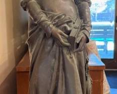 Bronze Sculpture titled "Marguerite "by the French artist Eugene-Antoine Aizelin (1821-1902)