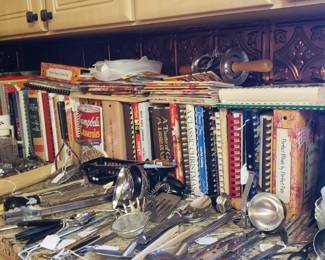 Cookbooks and utensils