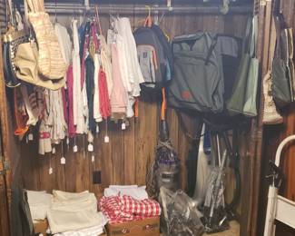 Tablecloths and luggage