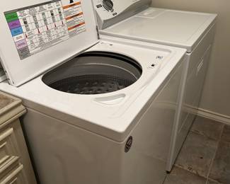 Whirlpool washer and dryer sold as a set