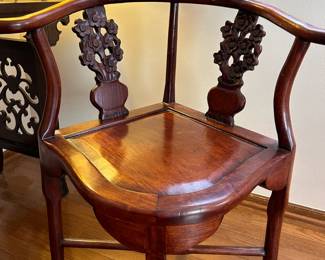 Rosewood Corner Chair
