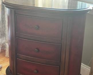 oval table in living room