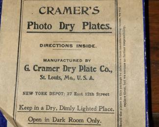 Vintage Photo dry plates