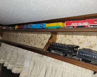 Large Lionel train collection