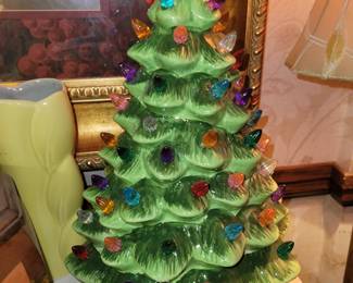 Vintage ceramic Christmas tree