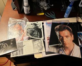 These and other celebrity autographed headshots