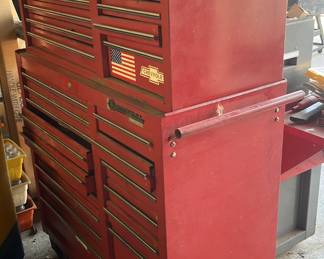 Two Cornwell large and med. tool chests