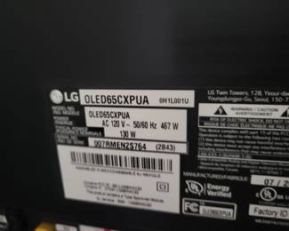 65 INCH LG OLED SMART TV #OLED65CXPUA