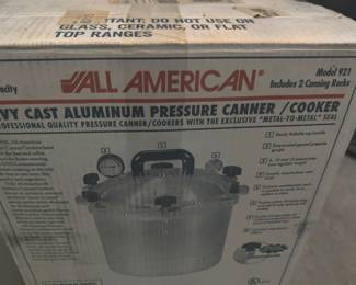 ALL AMERICAN 921 - 21.5 QUART PRESSURE CANNER COOKER SOLD ON EBAY $275 OUR PRICE $125