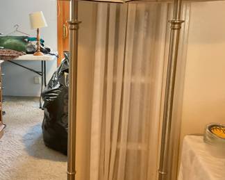 Silver floor lamps