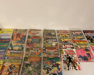 And more - Scalphunter, Hulk, She Hulk, Spider Man & Woman,X-Men