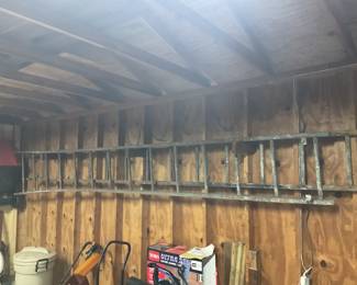 20’ wood extension ladder 