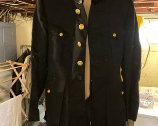 Late owner saved his vintage marine uniforms.