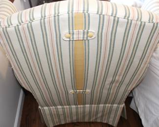 Ethan Allen Wing Back Chair, back side.