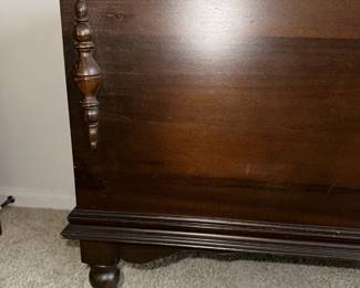 Lot (7) Lane Cedar Chest on wheels, 44"w 20d 27h 