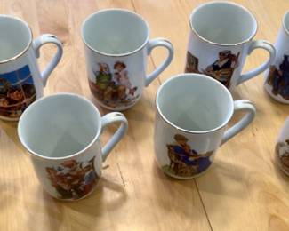 Norman Rockwell mugs