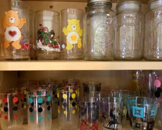 Vintage drinking glasses
