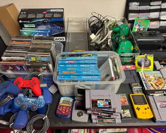 Video Gaming systems and assorted Games
Sega