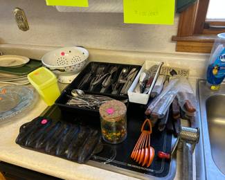 Silverware and Assorted Kitchen Items
