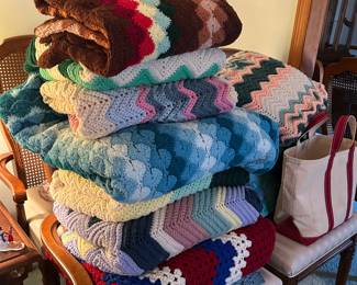 Knitted blankets