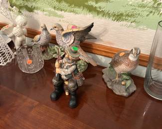 Fishing and animal figures