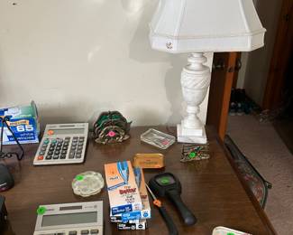 Assorted office supplies