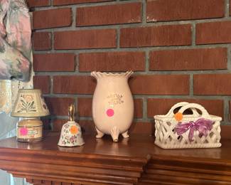 Vases, baskets, candles, and bells