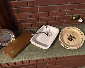 Dishes and gun cleaning kit